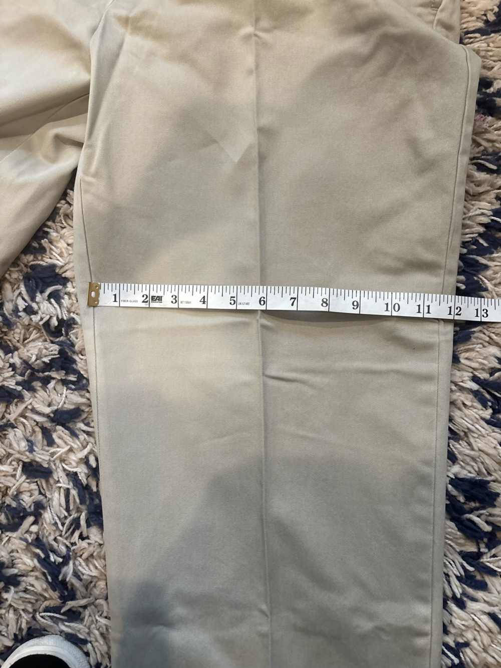 J. Crew Men's Light Tan cotton Chino Pants 36x30 - Picture 5 of 7